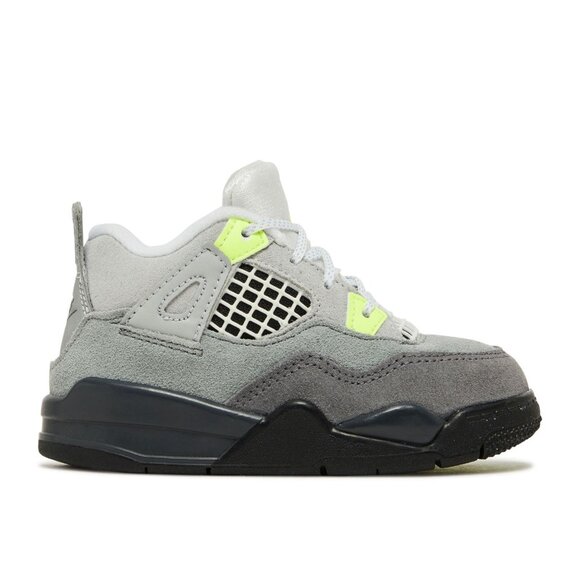 JORDAN 4 RETRO SE TD 'NEON 95' toddler 9c - Picture 1 of 1
